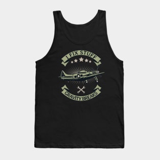 Aircraft Mechanic Airplane Technician Tank Top